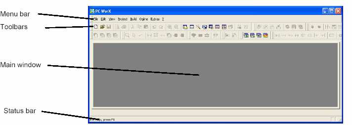 Şekil 3 2 Dosyaların Projeden Dışa Aktarımı Dosyalar tercüme edildikten sonra: File/Import menüsünü açınız. PC WorX e aktarmak istediğiniz verileri seçiniz. OK tuşuna basarak onaylayınız.