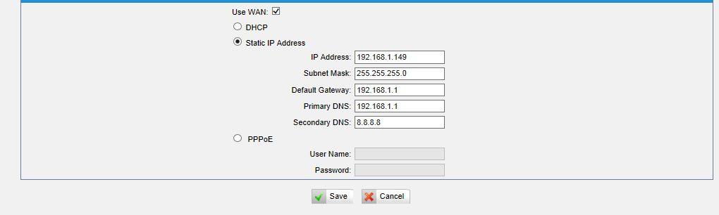 Ağ Geçidi Ağ geçidini ayarlayın. Birincil DNS Birincil DNS ayarlayın. İkincil DNS İkincil DNS ayarlayın. IP Adres2 İkinci IP adresini ayarlayın. Alt Ağ Maskesi2 İkinci alt ağ maskesini ayarlayın. 5.1.
