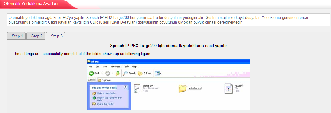 Net-Disk Paylaşım Kullanım Adı: Kullanıcı adı ağ paylaşımına oturum açmak için kullanılır. Gerekli değilse boş bırakınız.