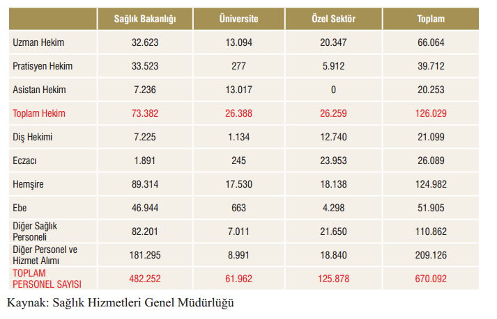 3.5. Erzurum İlindeki Sağlık Kuruluşlarının Karşılaştırılması Erzurum daki hastaneleri incelediğimizde karşımıza Sağlık Bakanlığı na bağlı hastaneler üniversite hastanesi ve özel hastaneler