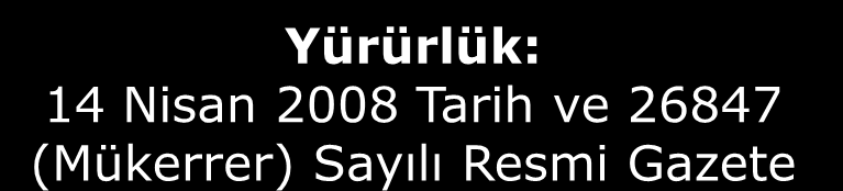 Kanuni çerçeve Yürürlük: 14 Nisan 2008 Tarih ve 26847 (Mükerrer) Sayılı Resmi Gazete Madde 7(c) Merkezî ısıtma sistemine sahip binalarda, merkezî veya lokal ısı veya sıcaklık kontrol cihazları ile