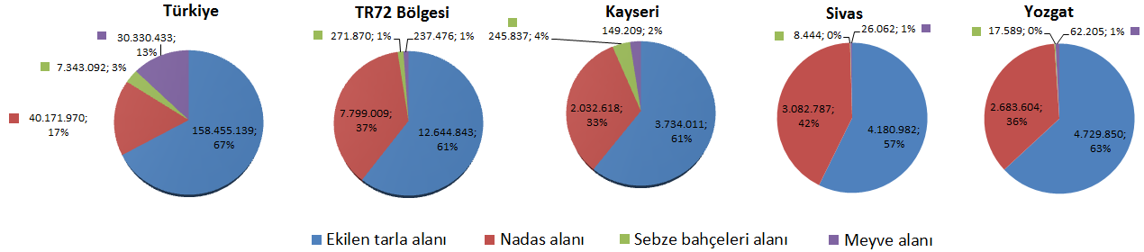 arasında 2. sıradadır. Bölge illeri arasında Sivas, Yozgat ve Kayseri ülke genelinde 4, 5 ve 6. sıradadır (3). 501.