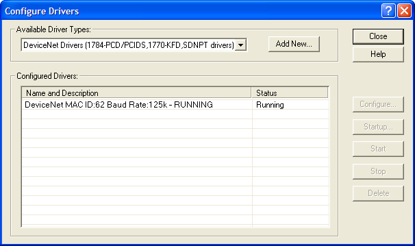 Bölüm 4 I/O Yapılandırma 6. Sürücüyü bilgisayarınız ve ağ ayarları için yapılandırın ve OK öğesini tıklatın. Configure Drivers iletişim kutusu yapılandırmanın ilerleme durumunu bildirir. 7.