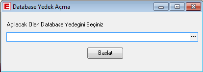 Yedek alma işlemi tamamlandıktan sonra yedek alma işleminin başarılı bir şekilde tamamlandığını ve yedek alınan dosyanın bilgisayarda nerede olduğunu göstermektedir.