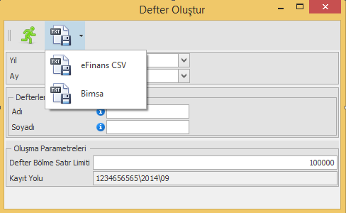 Muhasebede kapanan yılların saklanması için Kapanışı Yapılmış Yıl Kayıtları programı eklendi.