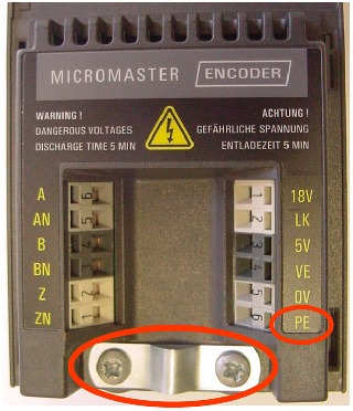 Vektör Kontrol Kapalı Çevrim Vektör Kontrol ( VC ) VC kullanımında enkoder bağlantısı-micromaster 440 serisi için Micromaster MM440 Enkoder modülünün üzerindeki dip switch ler doğru besleme gerilimi
