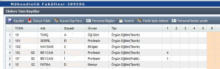 Bu kapsamda; aşağıda formatı belirlenen Excel dosyası, Veri Tip sütununa Veri Tip Referans Tablosundan uygun olan Veri Tip Kodu seçilerek oluşturulduktan sonra Dosya Yükle butonu