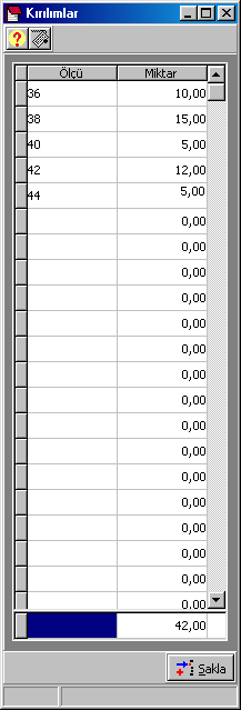 Iskonto %: Evrak geneline ıskonto uyguladıysanız, ALT+T ekranından girilen ıskonto oranlarının toplamı bu alanda yer alacaktır.