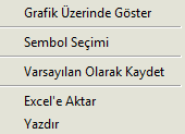 3.3. Yazdır: Tablonun yazıcınızdan çıktısını almanızı sağlar. 3.4.