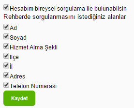 3.2. Adres ve iletişim bilgilerim Adres ve iletişim bilgilerinizin bulunduğu ekrandır. Şekil 5 Bireysel Kullanıcılar için Adres ve İletişim Bilgilerim Ekranı 3.3. Rehber Bilgilerim efinans KEP sistemi gerçek kişinin rehber kaydına, hesap sahibinin onayını alarak KEP rehberinde yer verir.