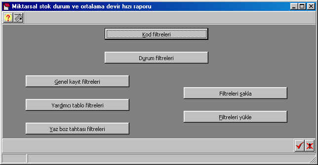 Raporlar STOK modülünüzün menüsünde yer alan üçüncü seçenek raporlardır.