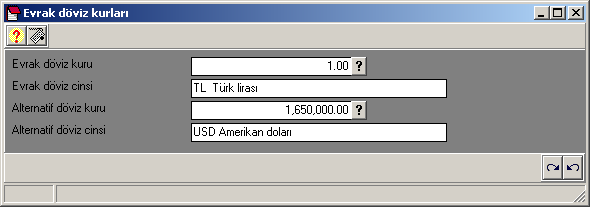 üst bölümündeki görüntü değişecek ve sizden dökümünüz için uygun parametre girişleri yapmanız istenecektir. Yazıcı tanımlaması, evrakınız için çerçeve seçimi bu tanımlamalardan bir kaçıdır.