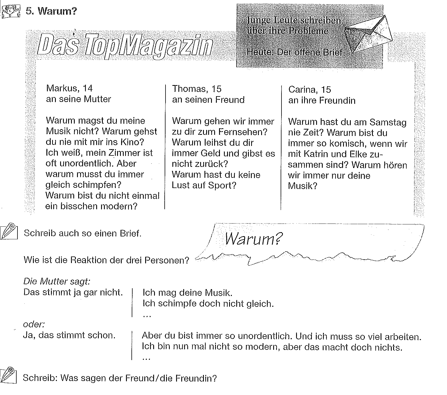 Kaynak: Kopp, G., Fröhlich, K. (2001).