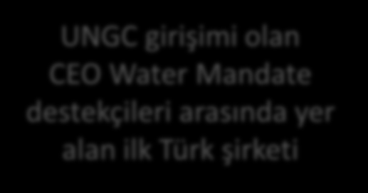 tesisi, 1 şerbetçiotu işleme tesisi UNGC girişimi olan CEO Water Mandate