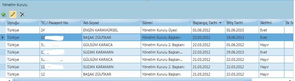 Seçildikten sonra aşağıdaki ekranda gerekli bilgiler doldurulur.