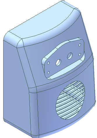 3. Unsuru tanımlamak için; Model > Plastice Part > Rest komutunu Profil olarak, kapalı alanı işaretleyin (tüm delikler de işaretlenecek). Ekstrüzyon yönünün parçaya doğru olduğundan emin olun. 7.