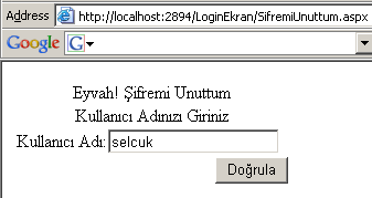 7) YeniKayit.aspx dosyamızı açalım. Design alanını açalım ve CreateUserWizard nesnemizi ekleyelim. 8) CreateUserWizard seçeneğini sayfamıza eklediğimizde kayıt için gerekli bir form gelecektir.