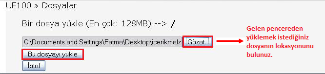 Görünür: Göster/Gizle seçenekleriyle bu etiketin görünür ya da gizli olması ayarını yapınız. 3.