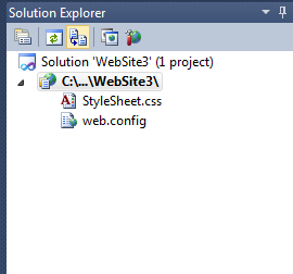 Buradan da Style Sheet ifadesini seçiyoruz: Böylece projemize bir tane StyleSheet.css formu eklemiş oluyoruz. 3. Şimdi de projemize bir tane Default.aspx adında bir web formu ekliyoruz. 4. StyleSheet.css formumuzu Default.