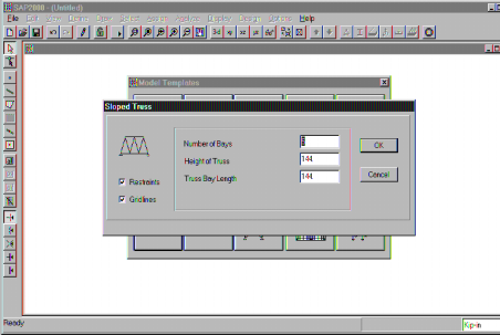 Geometriyi Oluşturmak 1. File menüsünden New Model From Template (hazõr şablonlardan model seçme) õ seçin. Bu işlem model şablonlar iletişim kutusunu görüntüleyecektir. 2.