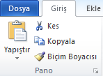 klavyedeki yön tuşlarını kullanarak da gerçekleştirebilirsiniz. Bunun için seçmek istediğiniz bölümün başına veya sonuna tıklamalısınız.