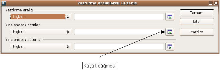 Yazdırma aralıklarını düzenleme Yazdırma aralıklarını düzenleme Hazırlamış olduğunuz belgenin sadece belli bir kısmını yazdırmak isteyebilirsiniz.