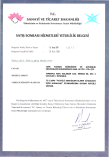 * Banka Hesap Numaralarımız: Garanti Bankası TL Hesabı: Avcılar Şubesi TR 04 0006 2000 4250 0006 2978 98 Garanti Bankası Euro Hesabı: Avcılar Şubesi TR 14 0006 2000 4250 0009 0899 60 Yapı Kredi