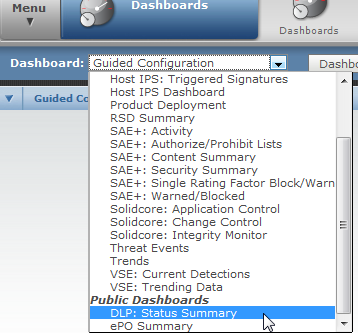 Sol üst köşedeki Dashboard menüsünden ayarlanmış dashboardlar arasında geçiş yapabilir; Dashboard Actions kısmından yeni kontrol paneli