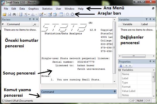 STATA HANGİ İŞLETİM SİSTEMLERİNDE ÇALIŞIR? Stata Windows (32 bit veya 64 bit), Mac OS X veya UNIX işletim sistemlerinde çalışır. 3.