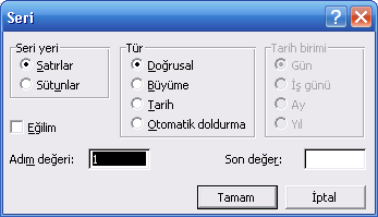 3-Standart araç çubuğundaki simgesi 4-Seçili alan üzerinde Mouse sağ tuş Yapıştır 5-Shift+Insert Akıllı Yapıştırma: Excel ortamında herhangi bir veriyi kopyalayıp yapıştırdığınızda hedef alanın sol