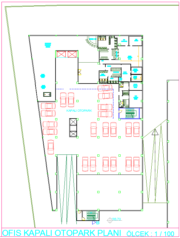 8.2 B Blok 8.2.1 Otopark Alanı (-2.