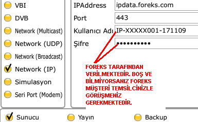 BÖLÜM 1 - YAYIN SORUNLARI PROGRAM DATA ALMIYOR Yayını Uydudan Alıyorsanız ; Yayını Uydudan Alıyorsanız; Sağ altta bulunan yuvarlak simgenin(skystar Receiver) yeşil olmasına dikkat edin,ya da kare