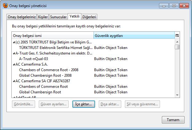 tıkladığınızda açılan Gelişmiş Seçenekler ekranında Sunucu Kimlik Doğrulaması, İstemci Kimlik Doğrulaması ve Güvenli E-posta kutucuklarını işaretleyin.