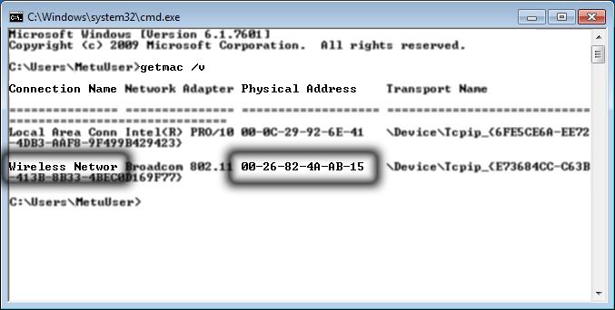 For UNIX/Linux operating systems; Network interfaces are labeled such as bge0, ie0, eth0 etc. Sign in as root, write down the command ifconfig -a on the command line and press Enter.