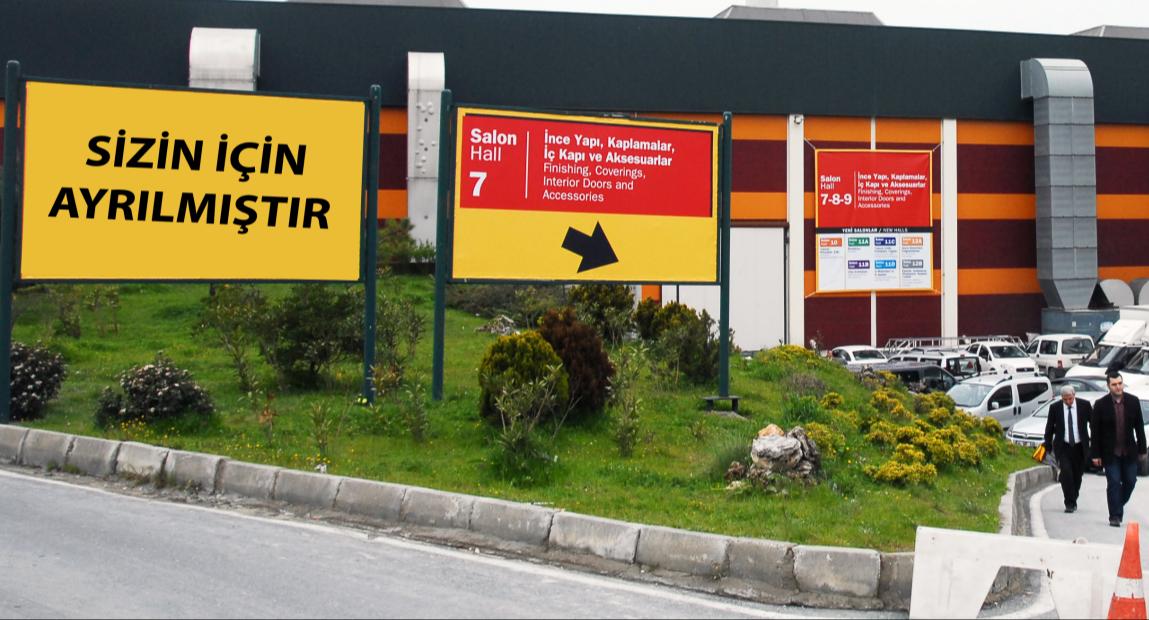 Doğu Otoparkı Girişi Billboardları Ziyaretçiler Firmamı Girişte Bulabilsin Doğu Otoparkı Girişi Billboardları Katılımcılar tarafından yoğun olarak kullanılan Doğu Otoparkı arasında kullanılabilir 2