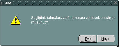 *Altta yer alan Zarf No Al butonuna basılır. *Seçilmiş olan reçetelerin yanına sistem zarf numarası verir.