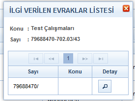 5.1.3 EVRAK ARAMA Kullanıcının sistem içerisinde yer alan ve kendi erişimine izin verilen evraklar arasında arama yapabilmesi için kullanılır. 2 farklı arama seçeneği mevcuttur. a. Hızlı Evrak Arama: Kullanıcıların evraka ait temel bilgileri girerek hızlı evrak arama gerçekleştirmesi sağlanır.