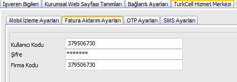 Online Turkcell Fatura Aktarımı Online Turkcell fatura aktarımı ile Turkcell den gelen hizmet faturaları toplu olarak sisteme aktarılır.