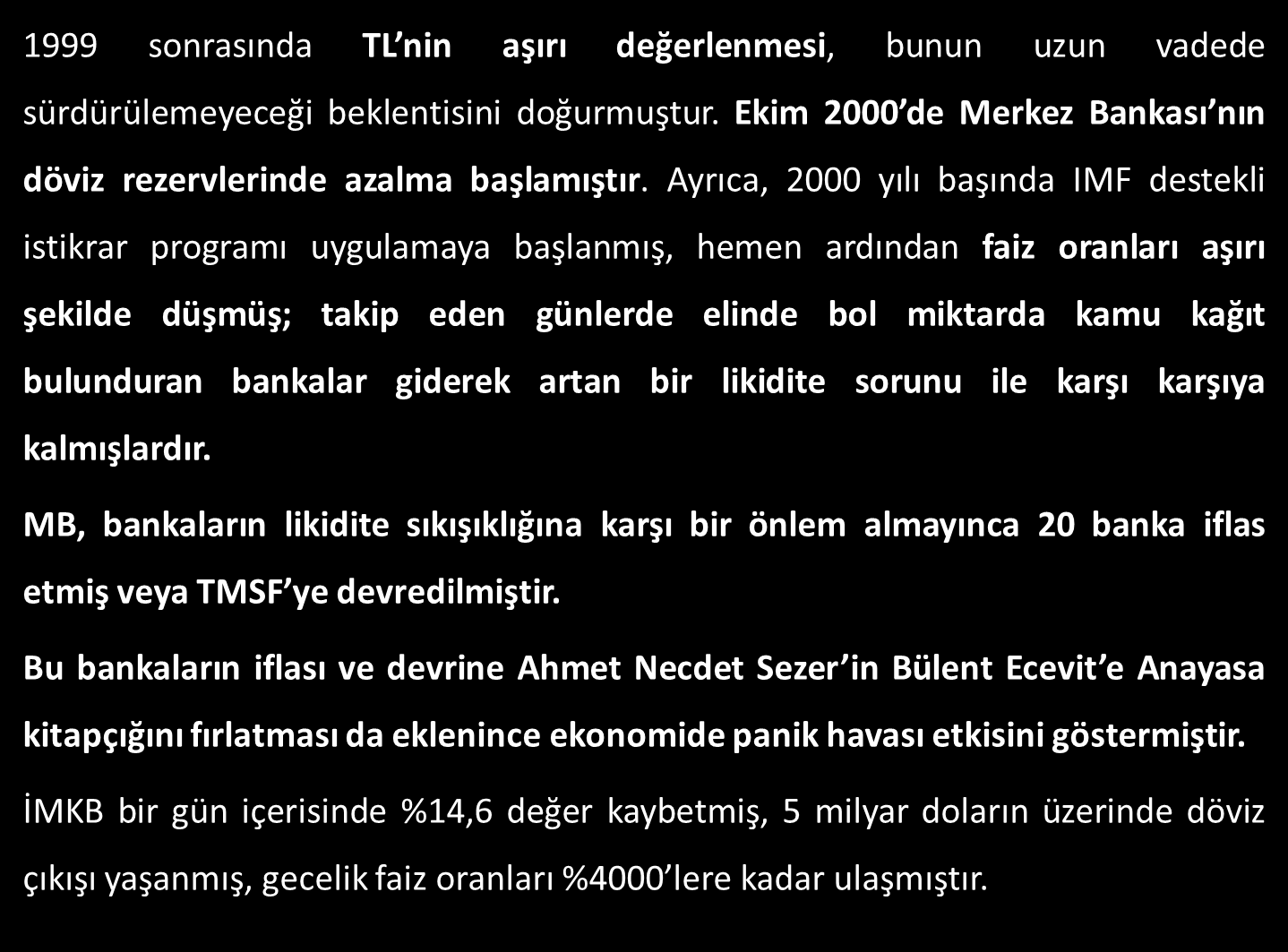 Kasım 2000 ve