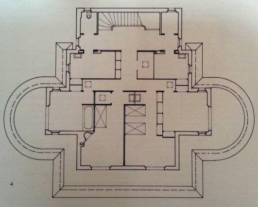4.2.2.1. Schwob Evi(İsviçre,1916) Resim 39 Villa Schwob, 1916 (Web İletisi) Schwob Evi, 1916 yıllında İsviçre nin La Chaux-de-Fonds şehrinde Le Corbusier tarafından AugusteSchwob için tasarlanmıştır.