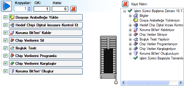 Batronix Prog-Express Kullanıcı El Kitabı 15 ĠġLEM YÖNETĠMĠ ĠĢlem yönetimi tüm programlama fonksiyonlarında benzer yapıdadır ve bu bölümde açıklanmaktadır.