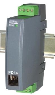 Tip P17G Seperatörler PASİF SEPERATÖR Ölçüm sinyalleri için pasif seperatör ( örneğin; PLC' lerde), 6.2 mm kalınlıkta ince
