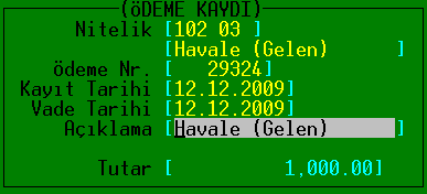 5 7 [F9] ile ödeme onayı verildiğinde Ödeme Türleri seçim ekranı gelecektir. Örneğimiz BANKA DEKONTU olduğu için Havale seçimi yapın. Banka Hesaplarımız gelecektir. Havalenin geldiği bankayı seçin.