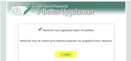 Bu adrese bağlanmadan önce kullanıcının GİB tarafından onaylanan berat dosyalarını indirmesi gereken katalog ( ticari sistem yönetiminde belirlediği katalog) uyarı verilerek hatırlatılır. http://www.