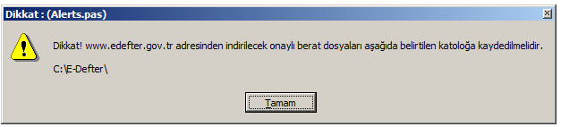 GİB e Gönderildi Onaylı Berat İndirildi Oluşturulan defterler ve berat üzerinde Defter Dosyasını Aç seçeneği ile inceleyebilir, incelemeler tamamlandıktan sonra e-defterleri Gelir İdaresi web