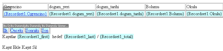 ÖĞRENME FAALİYETİ-4 AMAÇ ÖĞRENME FAALİYETİ-4 Veri tabanı kayıt işlemlerini gerçekleştirebilecektir.