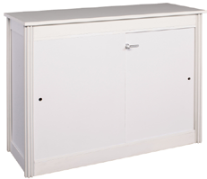 Stant Ekipmanları: 3 Stand Equipment: 3 215 Beyaz Yarım Daire Sistem Banko White Half Round System Desk w = 40, L = 102, h = 102 cm 216 Kilitlenebilir Beyaz Dolap White lockable cabinet w = 42, L =