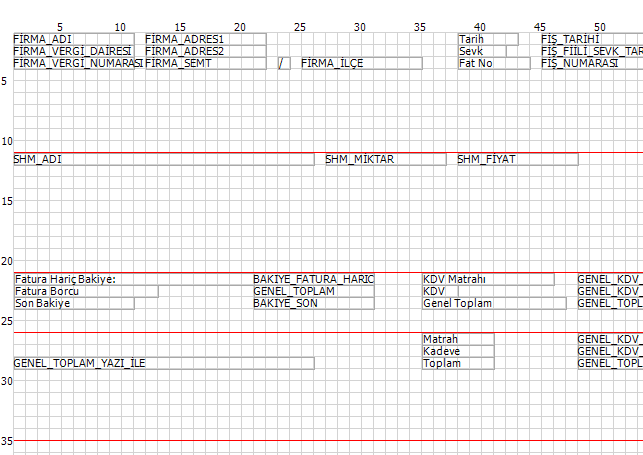 YÜKLE Yükle seçeneği ile dışarıdan, kayıtlı olan bir xml dizayn yüklenir.