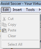 1.2. Menu (1) standart menü 'File', 'Edit', 'Insert', 'Tools' ve 'Help' başlıklarından oluşur. 1.2.1. File 'Close' E-asistanda açık ve aktif olan pencerenin kapatılmasını sağlar.