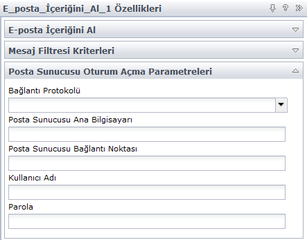 Örh_e: İşf_ç T[r[`ıh^[h Kuff[hıf[h K[t_airc Ay[rf[rı Bir içerik tasarımcısı E-Posta İçeriğini Alma işlecini tuale sürüklediğinde, Get_Email_Content_1 Özellikleri görünür.